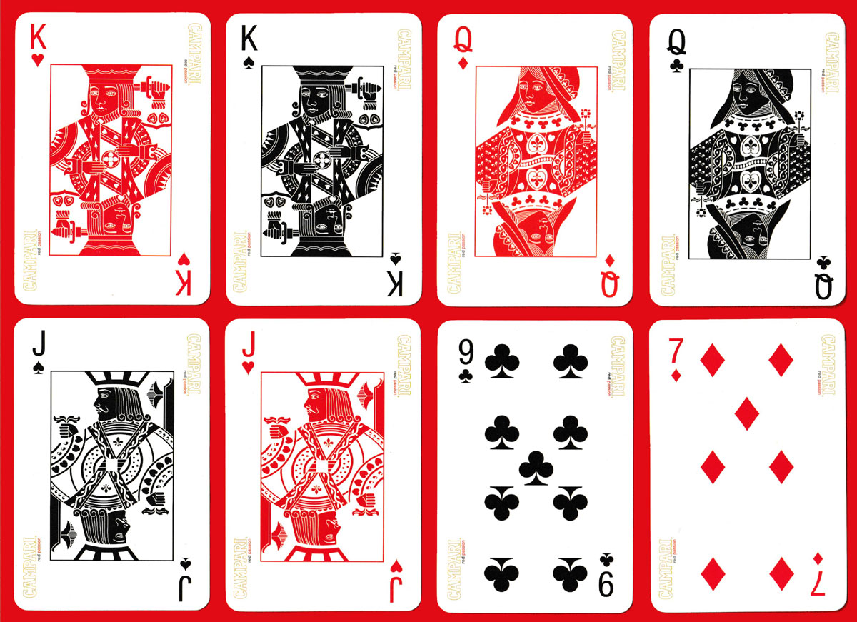 Campari playing cards for the Portuguese or Brazilian market, c.2017