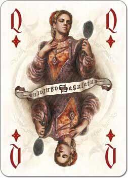 “Sagulatus” playing card attributed to Vyacheslav Yastremsky (Вячеслав Ястремский)