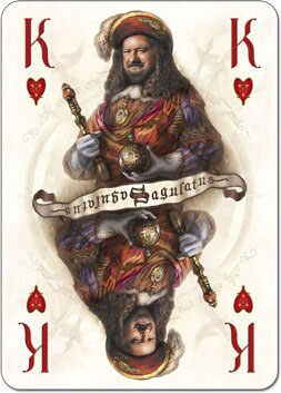 “Sagulatus” playing card attributed to Vyacheslav Yastremsky (Вячеслав Ястремский)