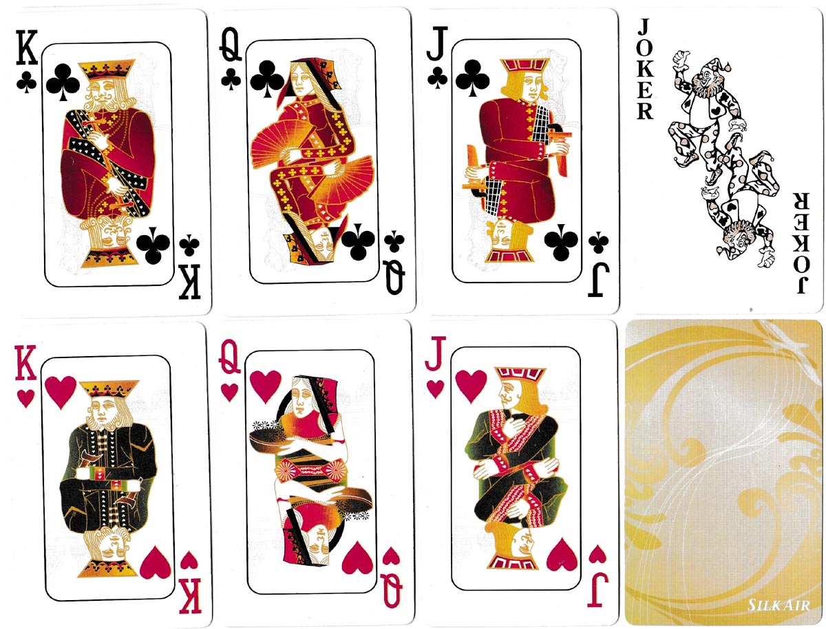 SilkAir promotional playing cards, c.2015