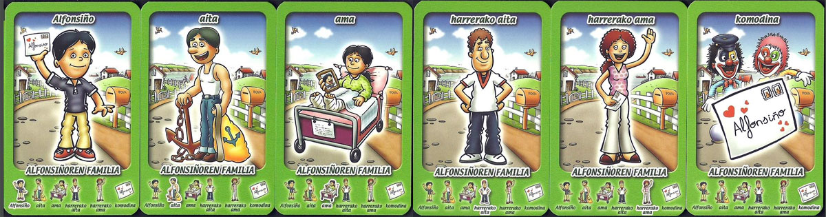 ‘Pirritx eta Porrotx’ Happy Families card game from the Basque Country, 2005