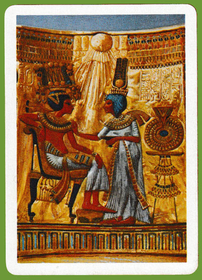 Souvenir Playing Cards of Egypt printed by Heraclio Fournier, Vitoria, Spain, 1972