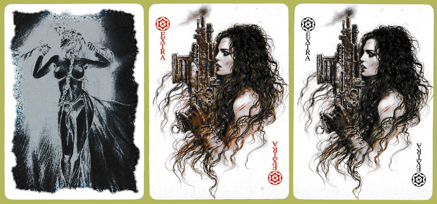 ‘Women by Royo’ erotic playing cards with artwork by Luis Royo, published by Heraclio Fournier, Spain, 2001