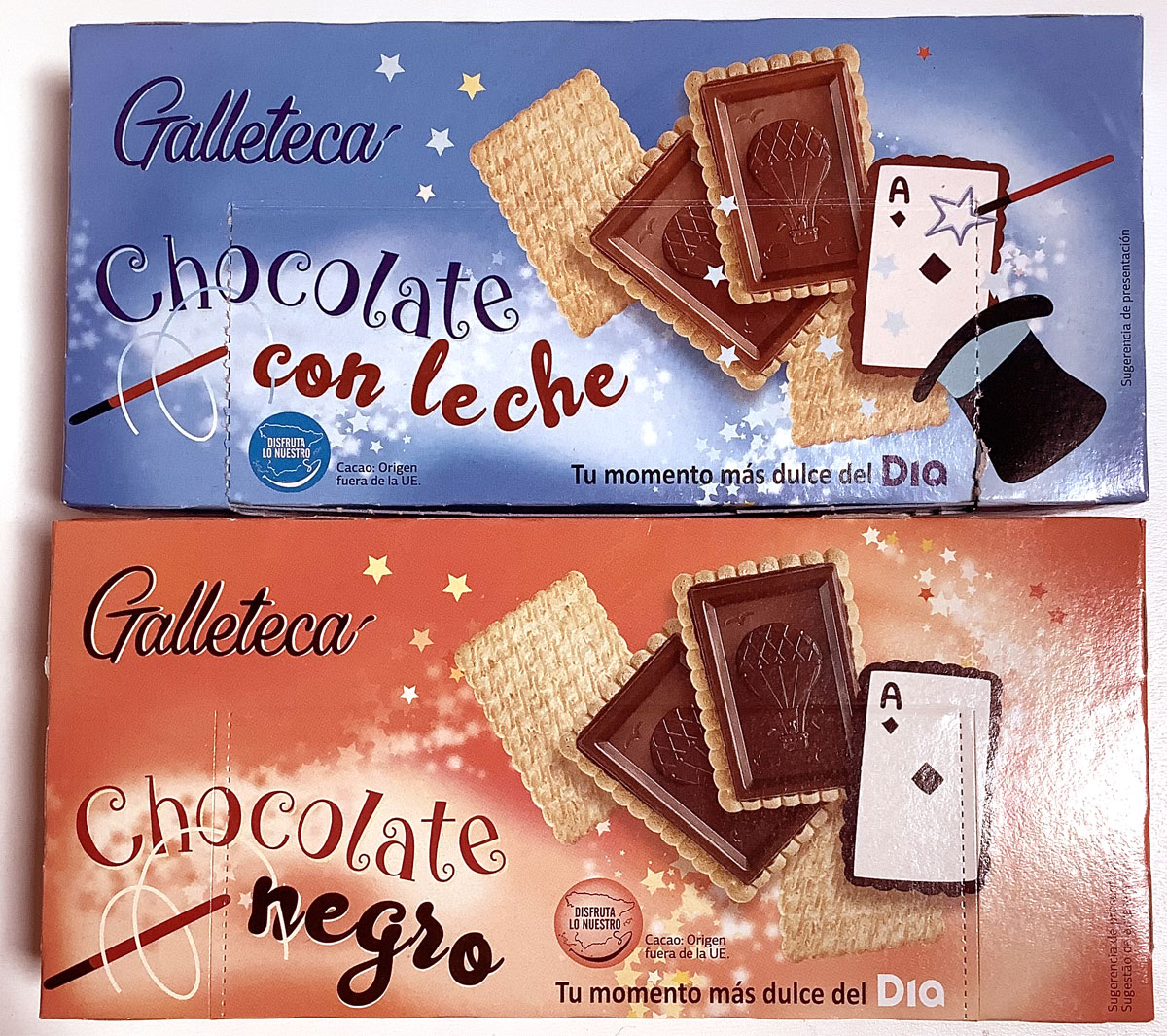 chocolate-coated biscuits sold at Día Supermarkets