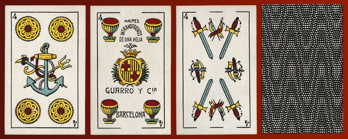 Catalan pattern made by Guarro y Cia, Barcelona, Spain, c1904-7