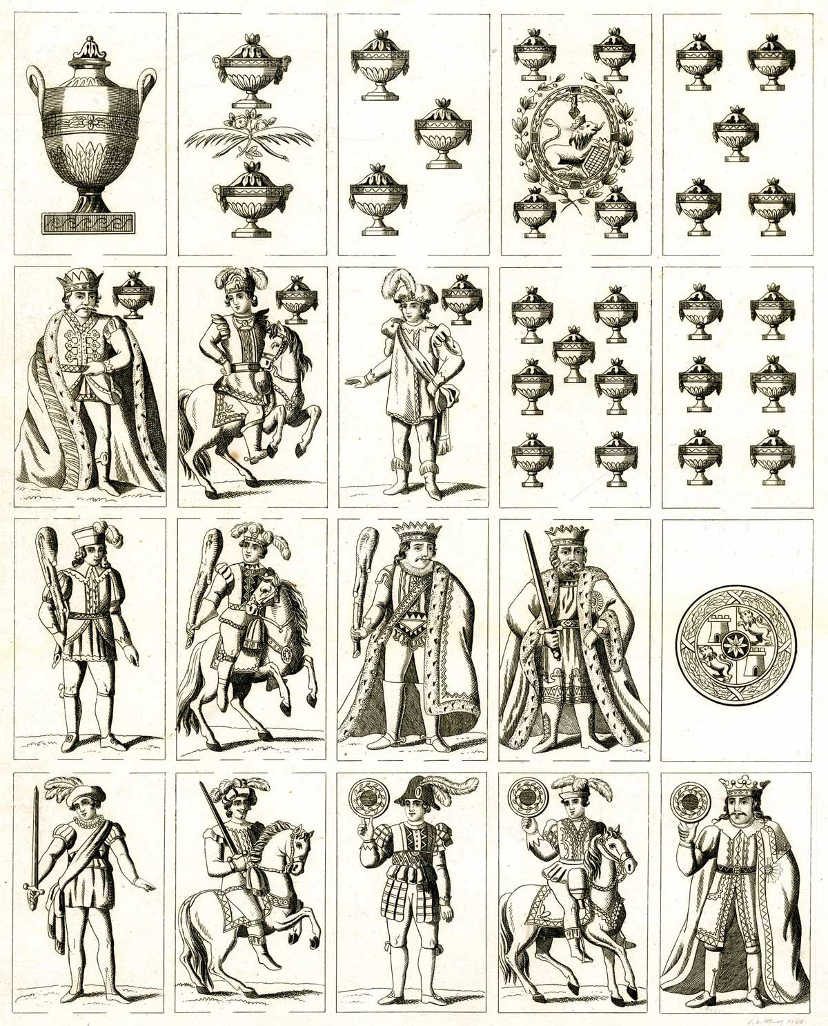 Anonymous Llombart pattern pack, c.1830. © The Trustees of the British Museum