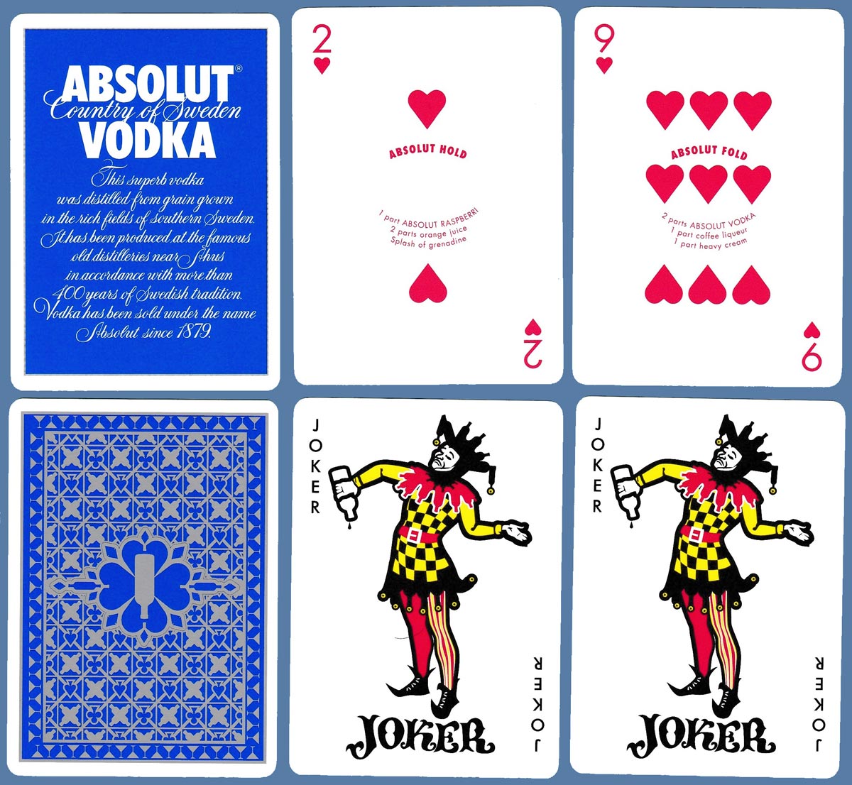 promotional deck for Absolut Vodka published in Sweden, 2005