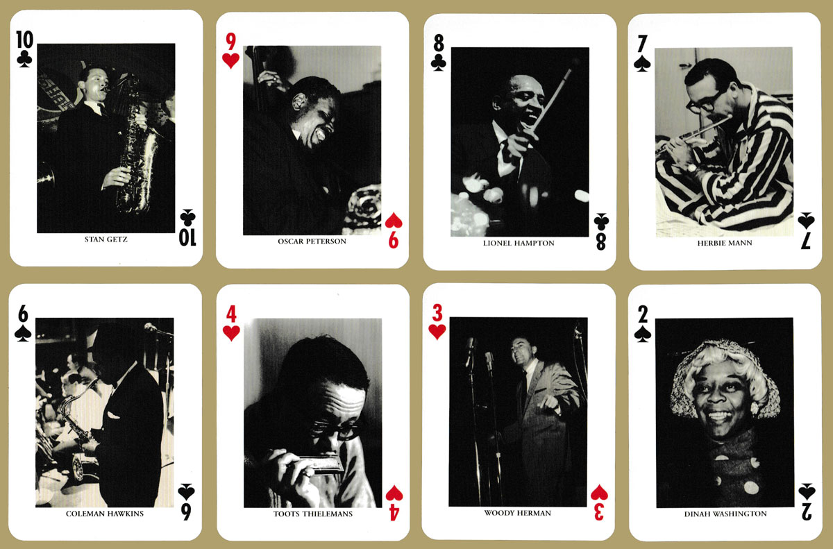 Jazz Legends Playing Cards — The World Of Playing Cards