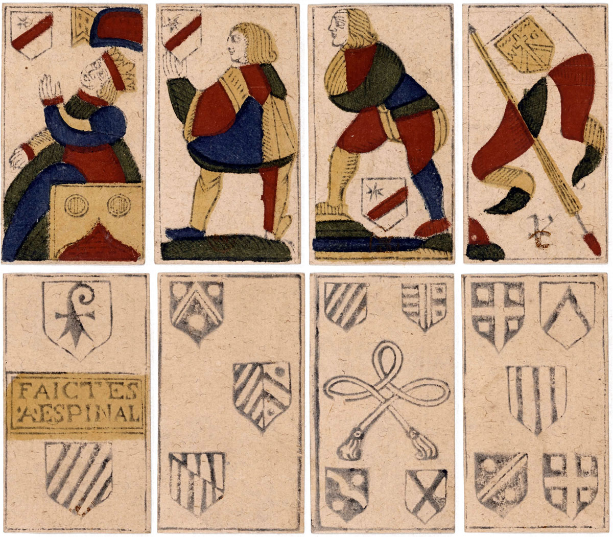 Swiss playing cards by Iehan Hemau, c.1630. Source gallica.bnf.fr