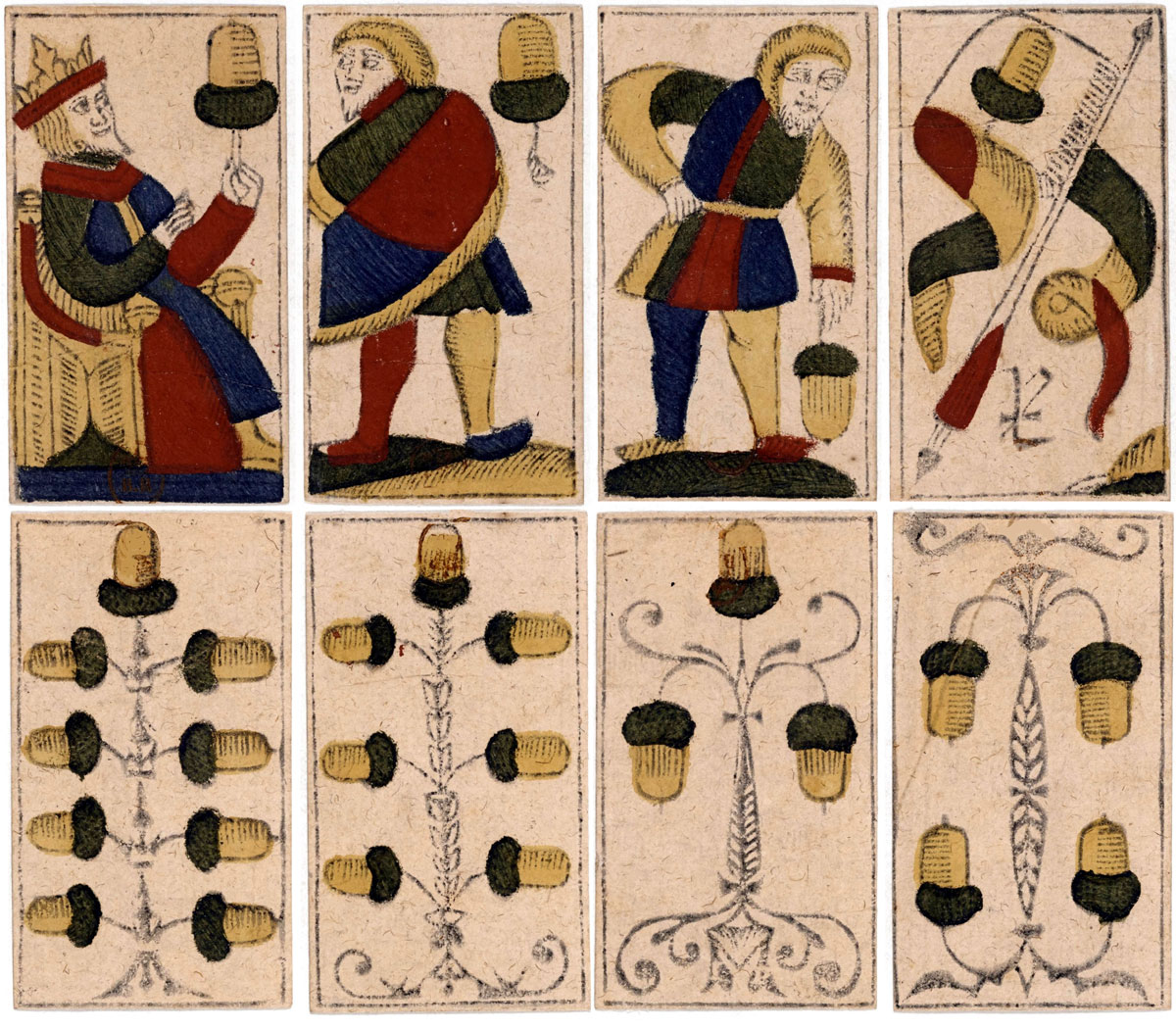 Swiss playing cards by Iehan Hemau, c.1630. Source gallica.bnf.fr