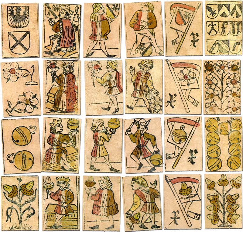 antique playing cards images