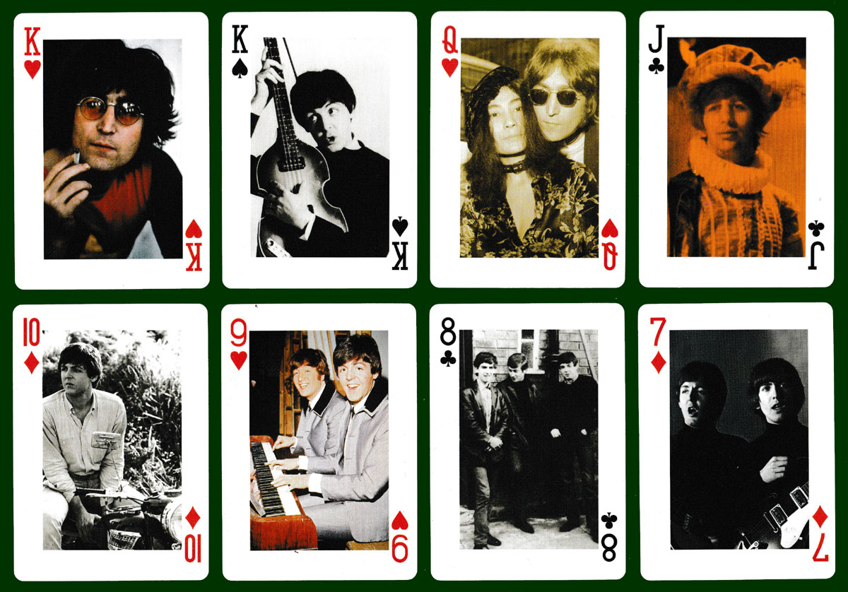 The Beatles playing cards published by Worldwide Co., London, UK, 2005