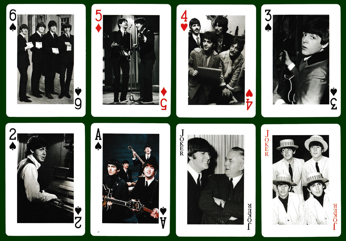 The Beatles playing cards published by Worldwide Co., London, UK, 2005