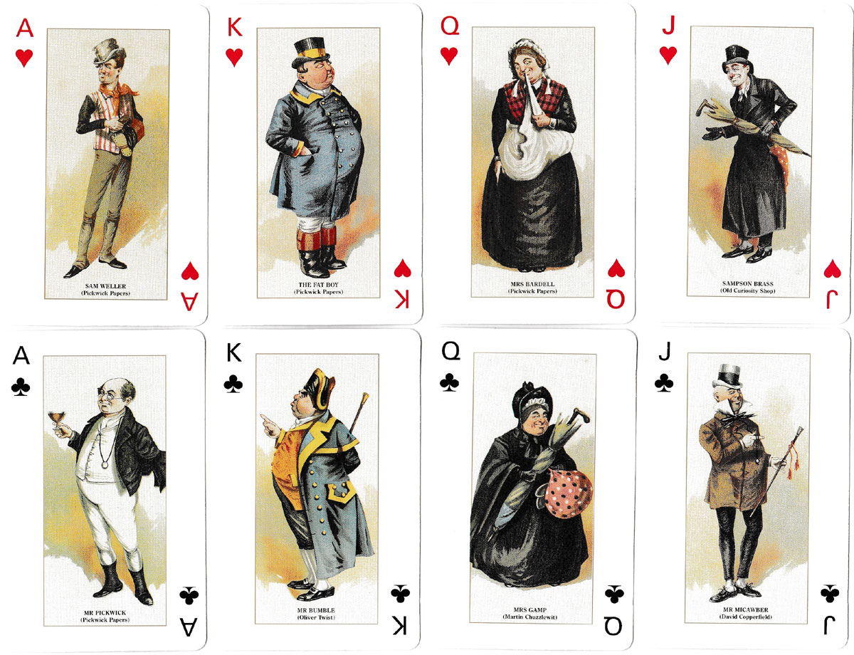 Dickens Character Collection playing cards