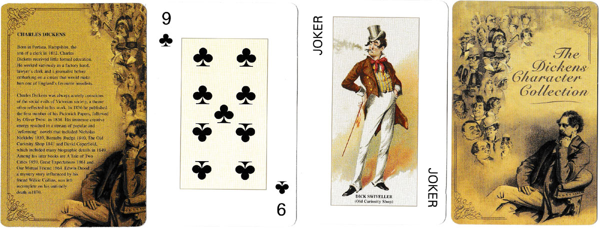 Dickens Character Collection playing cards