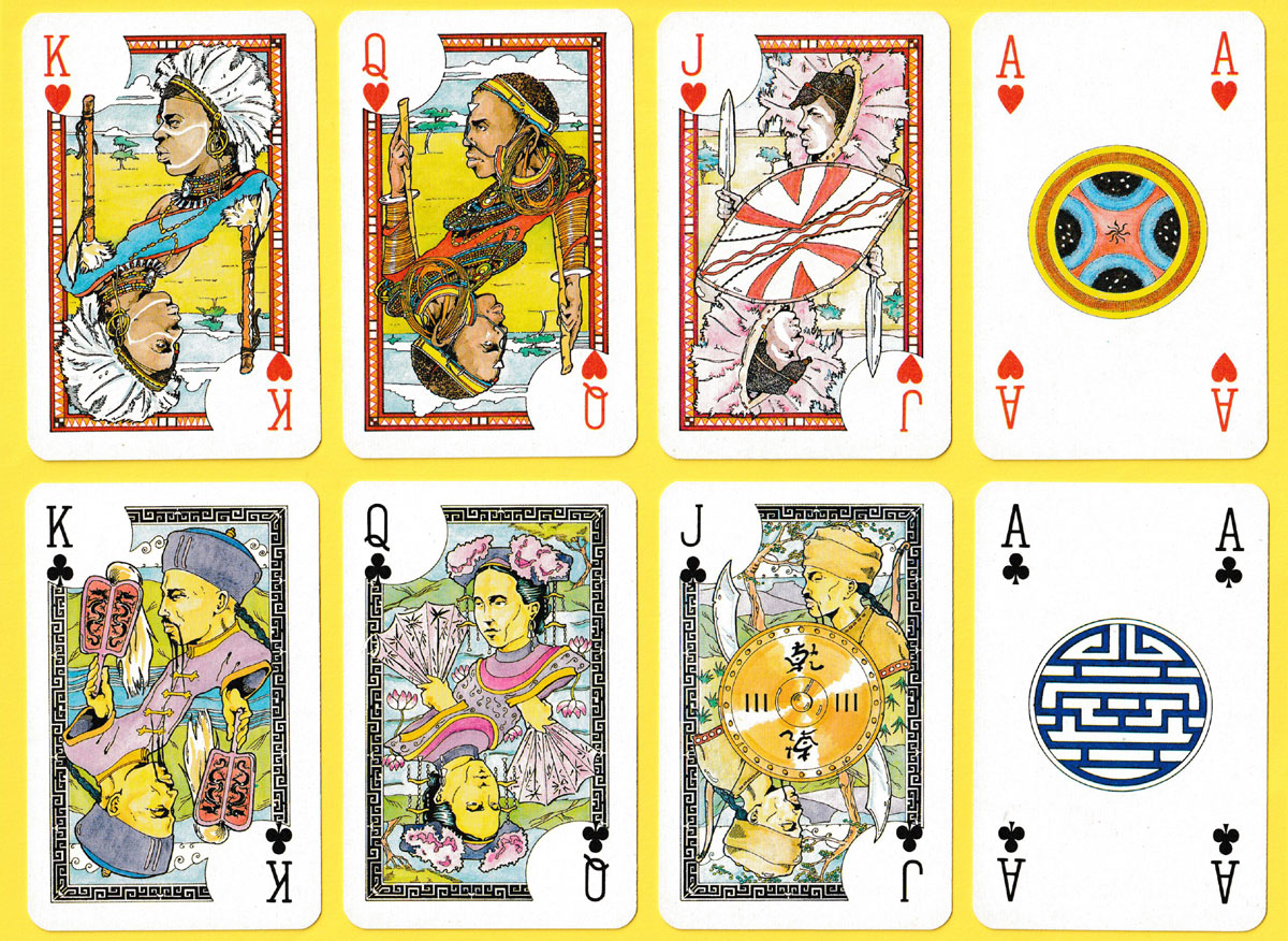 Leadmill playing cards published by The Leadmill, Sheffield, UK, 1990