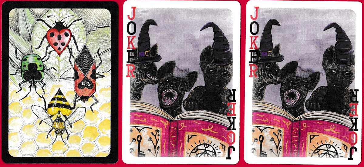 A Bouquet of Pheasants playing cards produced by Jennifer Gaudion, United Kingdom, 2019