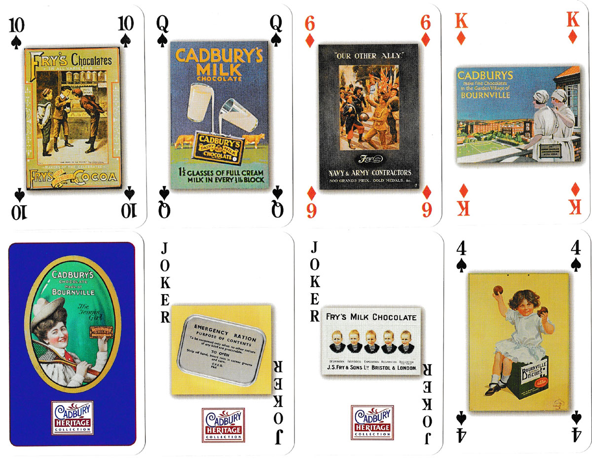 Cadbury Heritage Collection playing cards, United Kingdom, 1998