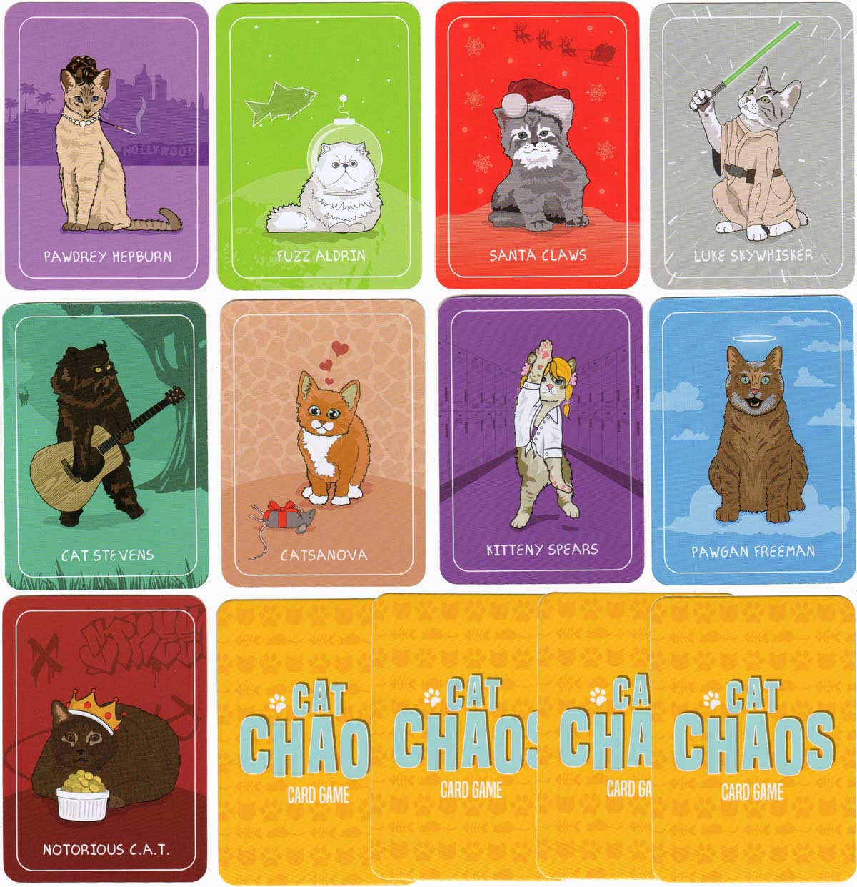 Cat Chaos Card Game - Unique Gifts - Ginger Fox — Perpetual Kid