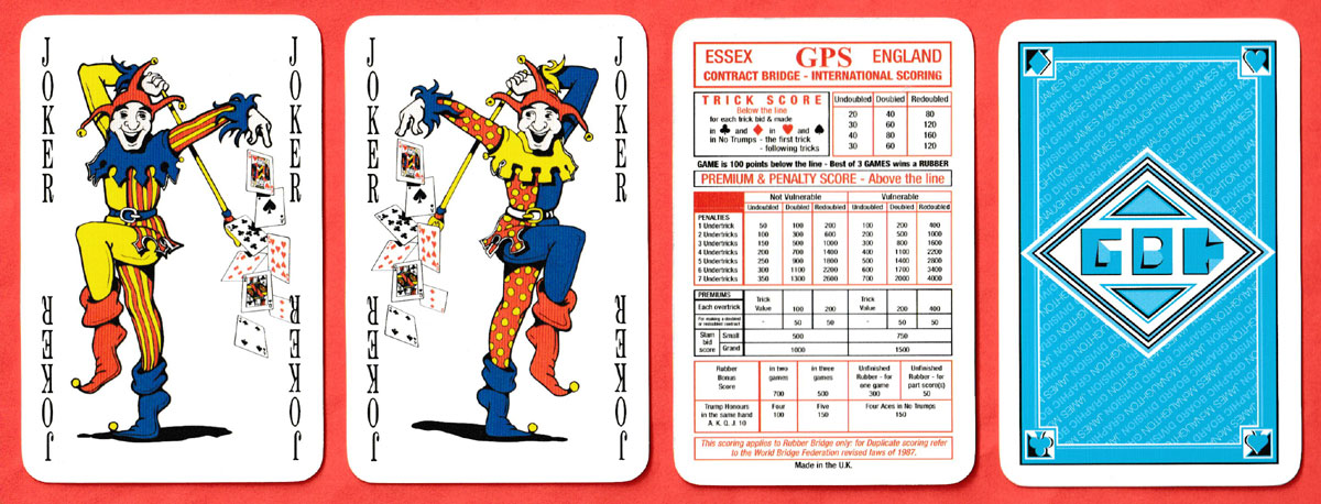 “Dutch Court” playing cards made by Games & Print Services, Canvey Island, UK, c2000