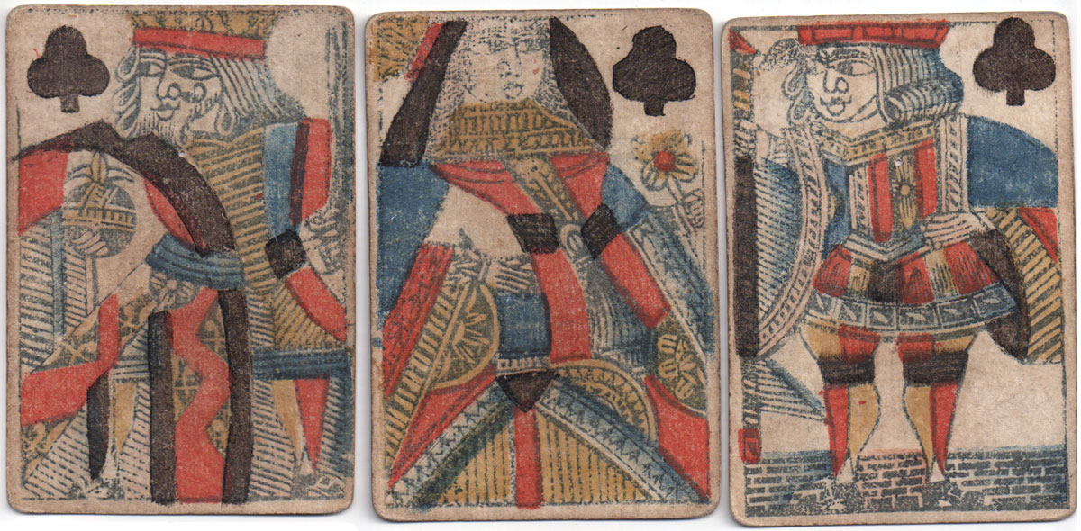 cards by John Llewellyn, playing card manufacturer, London, 1778-1785