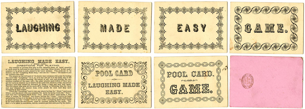 Laughing Made Easy card game published by D. Ogilvy, London, c.1875. © The Trustees of the British Museum