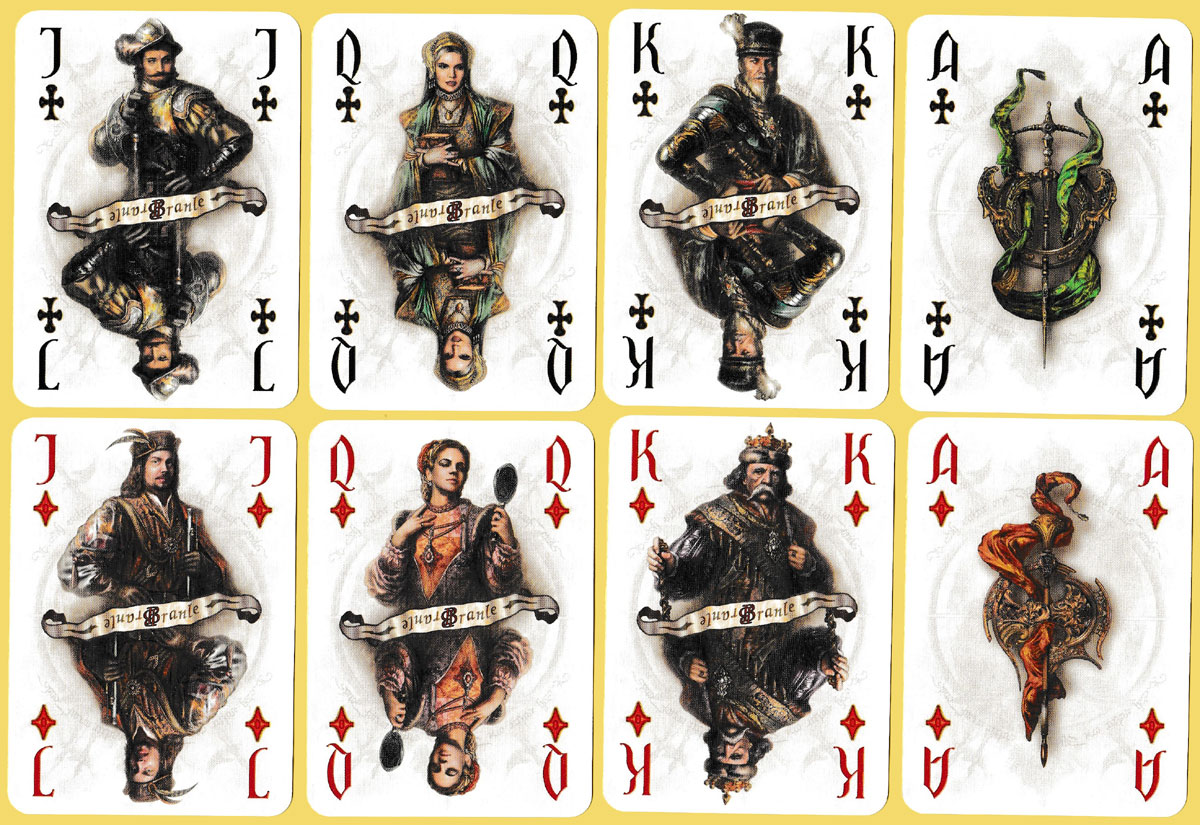 Branle playing cards by Noir Arts, USA, 2015