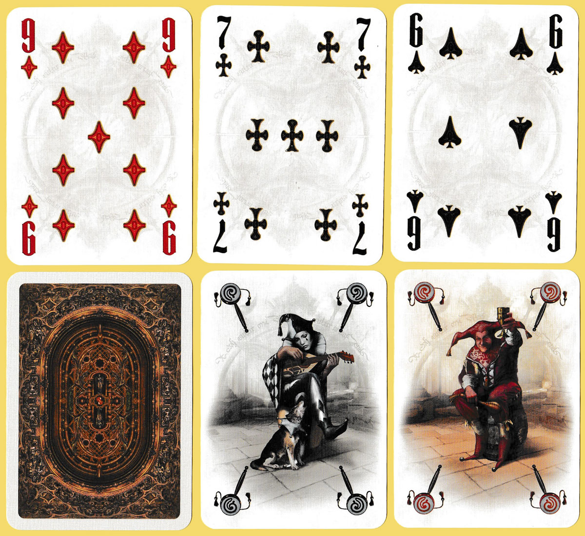 Branle playing cards by Noir Arts, USA, 2015