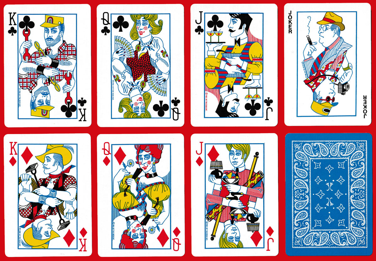 ‘Card Tricks’ playing cards published by Hit the Deck Enterprises, San Francisco, CA, USA, 1981