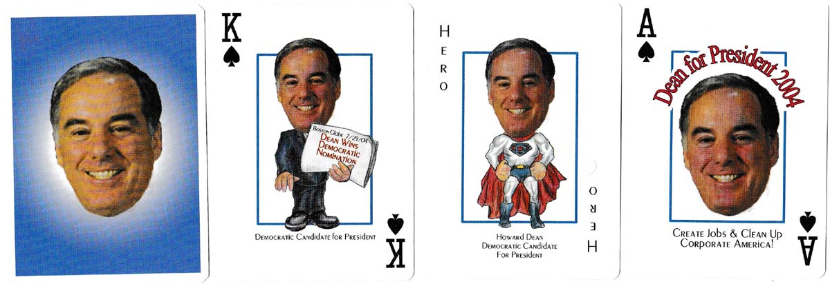 Howard Dean Presidential Deck, 2004