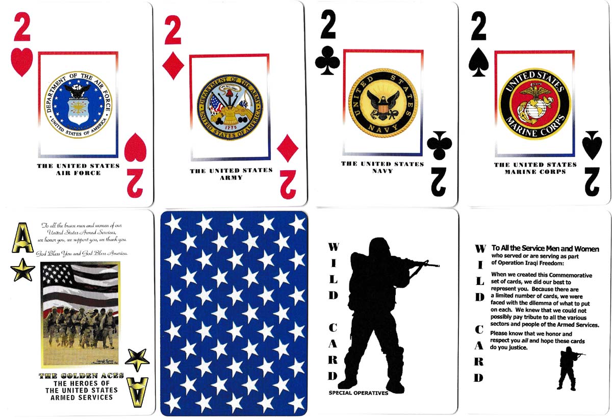 Operation Iraqi Freedom playing cards by American Art Classics, Inc., 2003