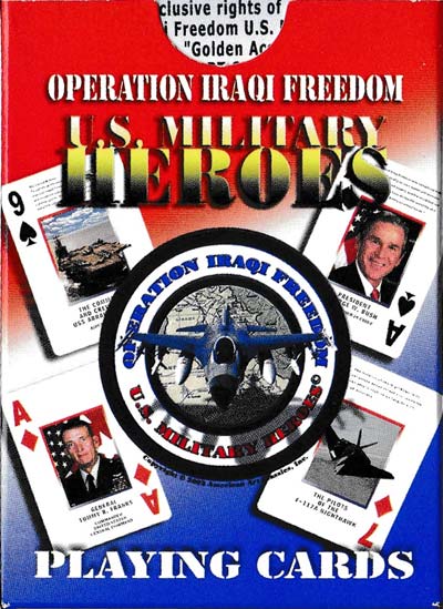 Operation Iraqi Freedom playing cards by American Art Classics, Inc., 2003