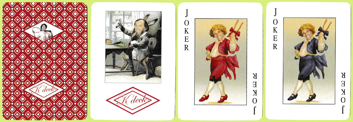 K Deck satirical playing cards, USA, c.2004