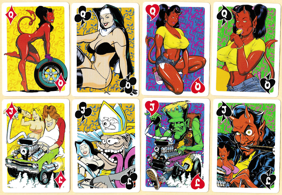 Keep-em honest playing cards designed by Chris Cooper and published by Dark Horse Deluxe, United States, 2006