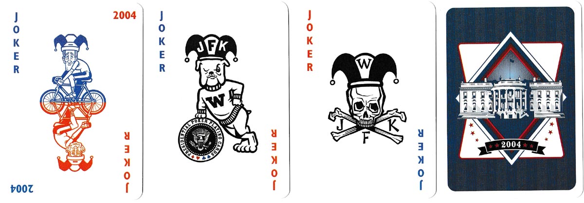 Presidential Poker playing cards published by CereBel Publishing, USA, 2004