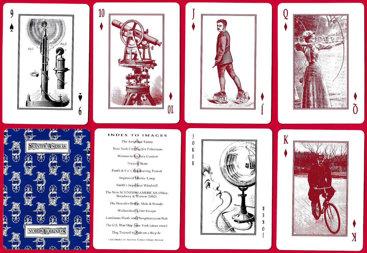 ‘Scientific American’ playing cards, USA