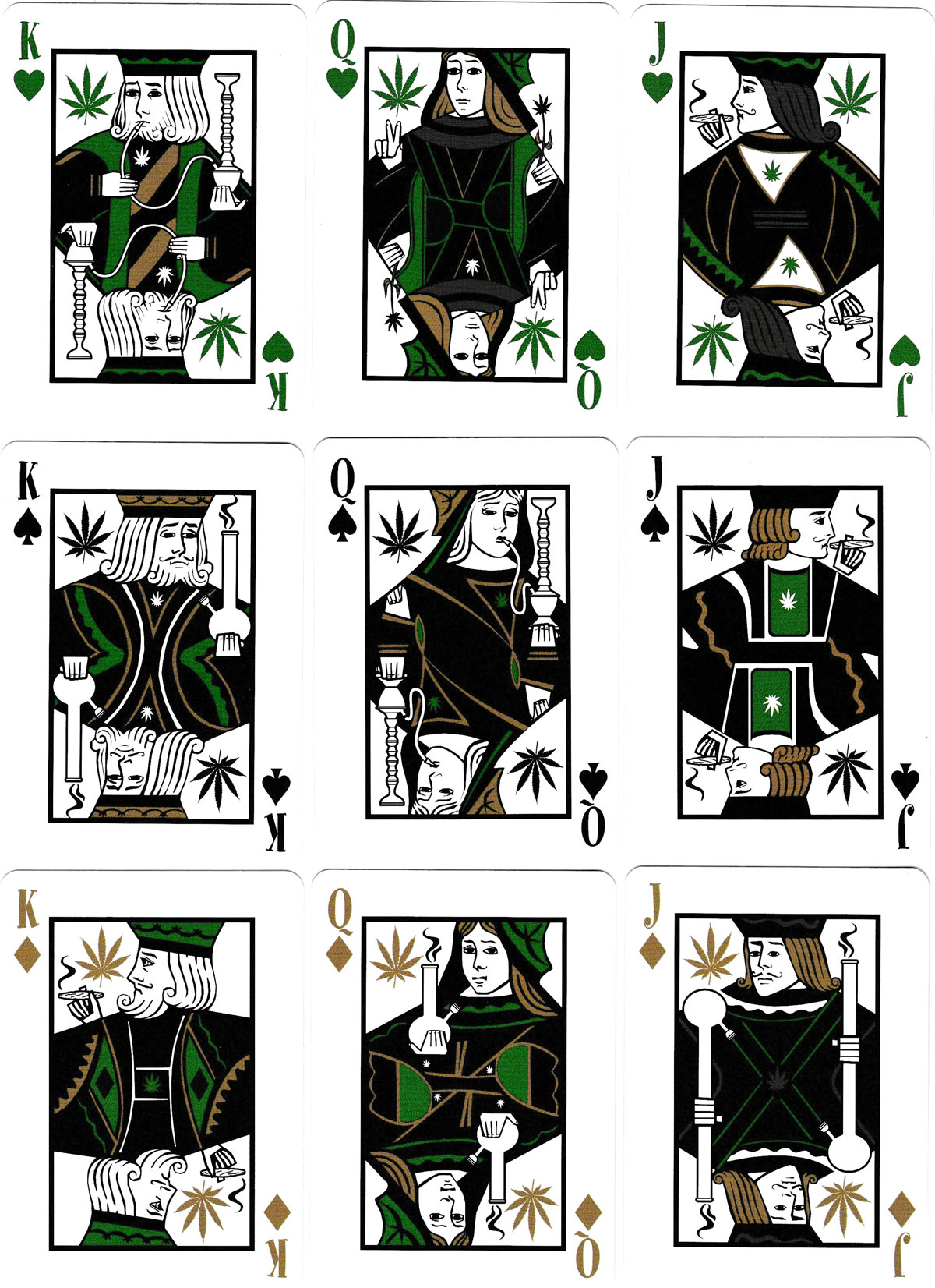 Stonerware playing cards