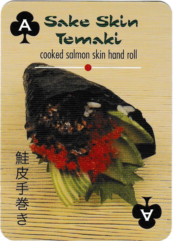 Sushi playing cards produced by Inkstone Design Inc. of Missoula, Montana, 2004