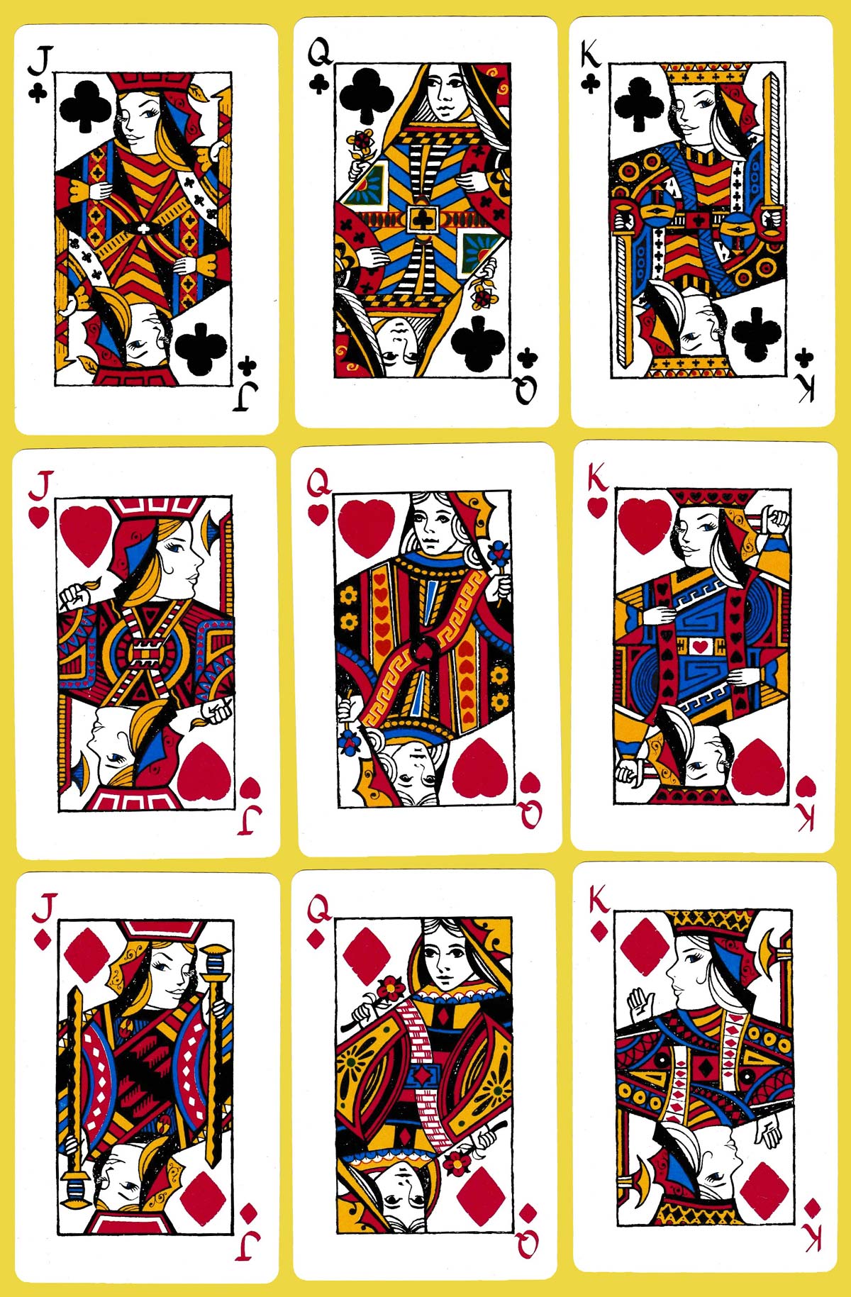 ‘Ms. playing cards’ published by Professional Training Aids promoting votes for women, USA, 1975