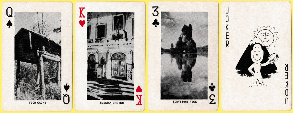 Alaska scenic playing cards published by Brown & Bigelow, c. 1960