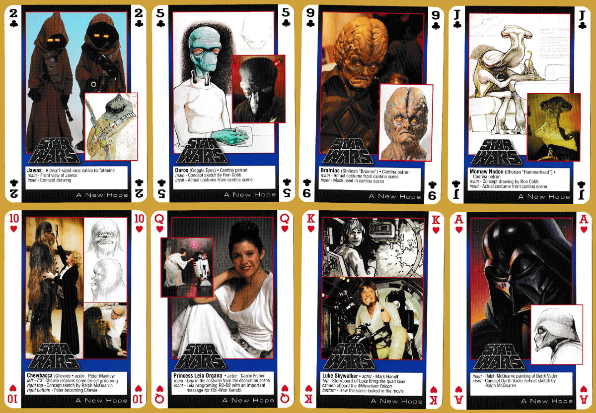 ‘Star Wars: a New Hope’ playing cards to celebrate the 30th anniversary of the film ‘Star Wars’, USA, 2007