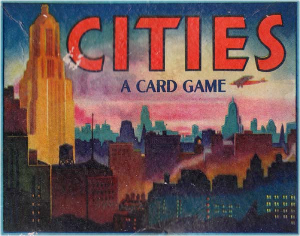 Game of Cities published by Fairchild Co, 1945