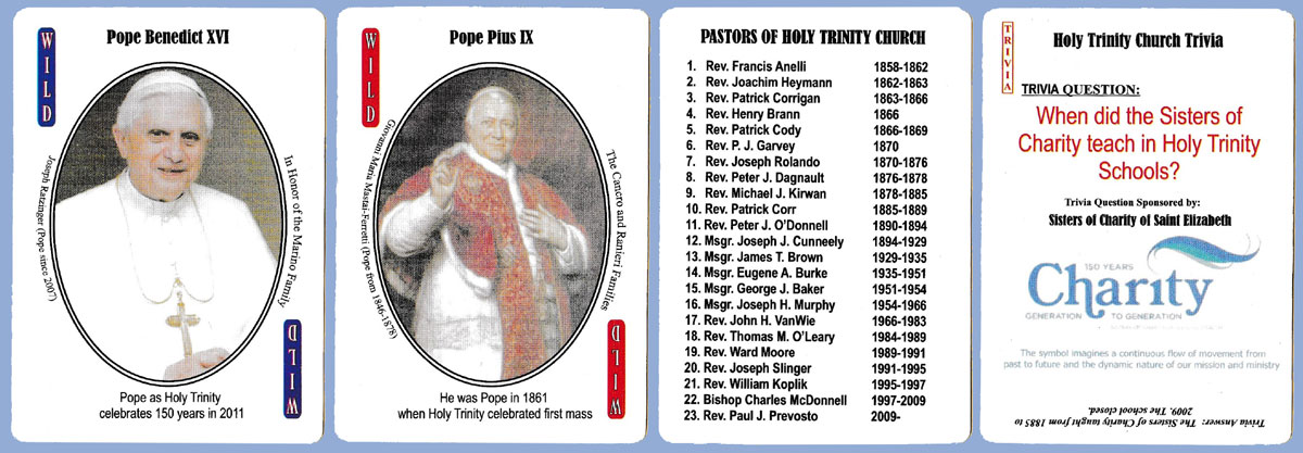 Holy Trinity Church playing cards published by Real Souvenir Playing Cards in 2011