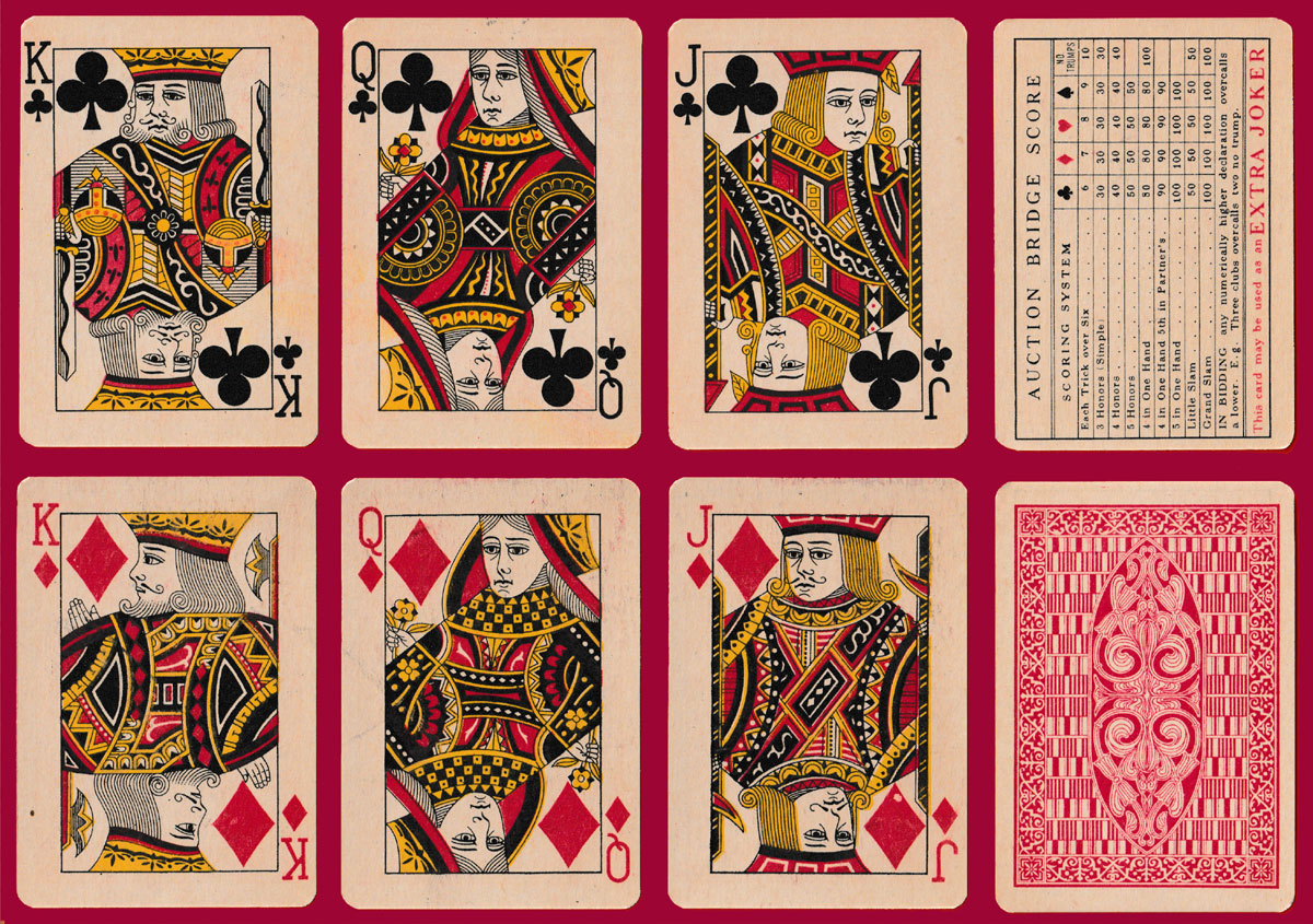 Chandelier No. 55 playing cards made by The Standard Playing Card Co. (Nintendo), Japan, c1950