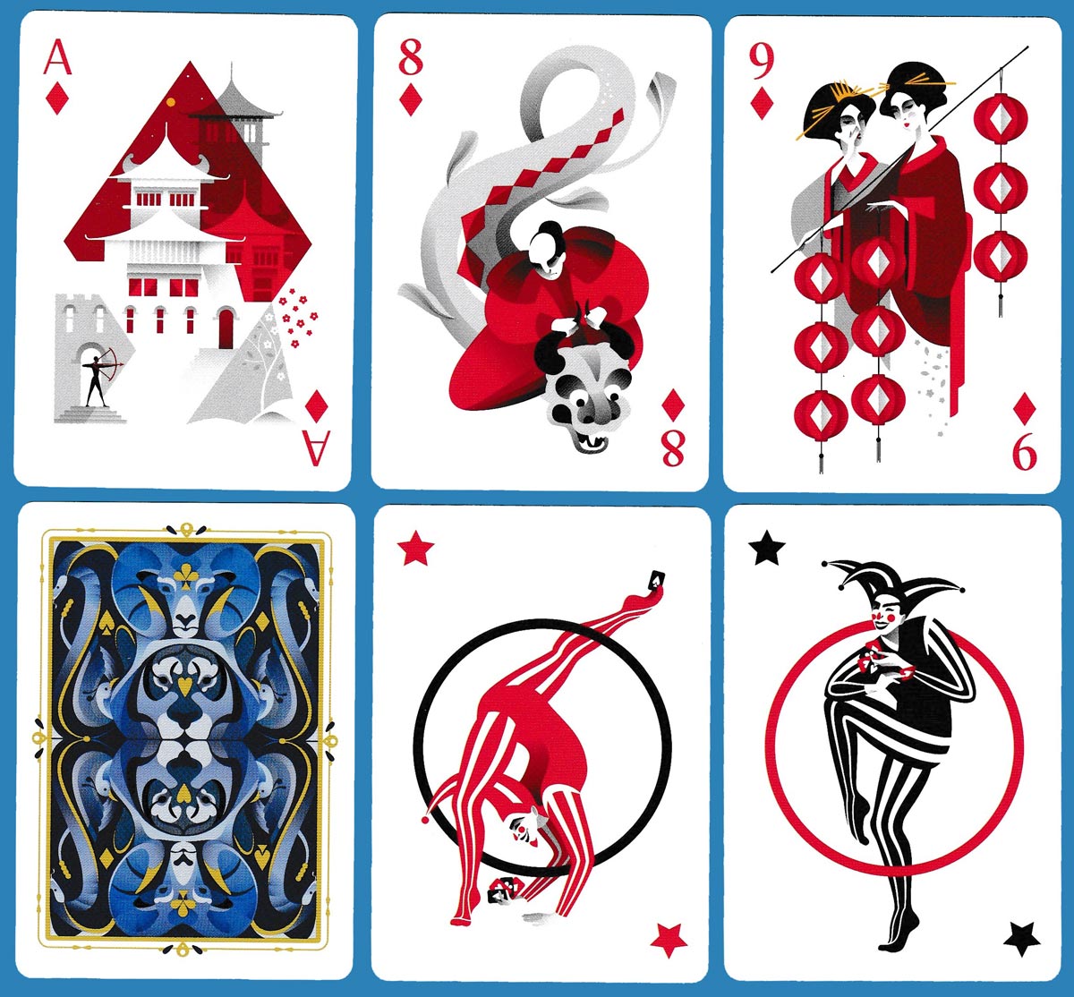 5th Kingdom playing cards designed by Maria Fedoseeva, USA, 2020