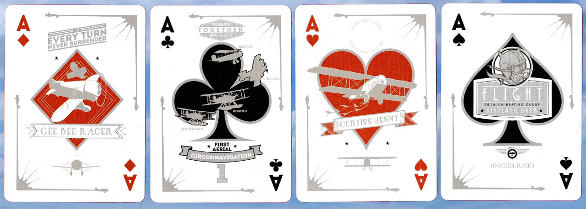 Bicycle Flight playing cards, USA, 2014