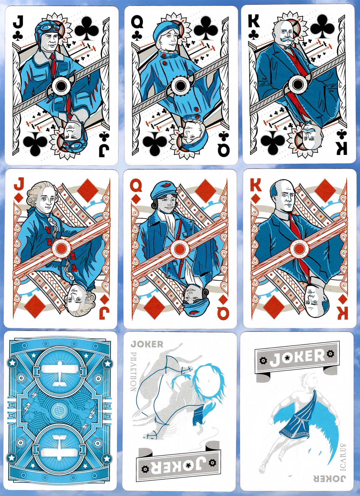 Bicycle Flight playing cards, USA, 2014