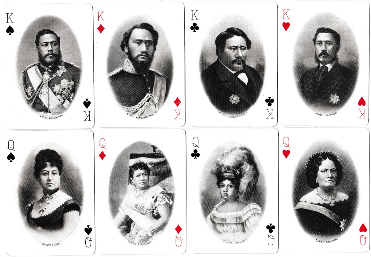 Hawaiian Souvenir playing cards, 1901