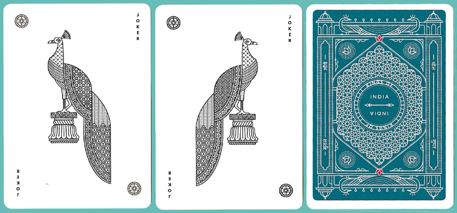 Kings of India playing cards designed by Humble Raja (Bhavesh and Reena Mistry) and printed by the United States Playing Card Company in 2015