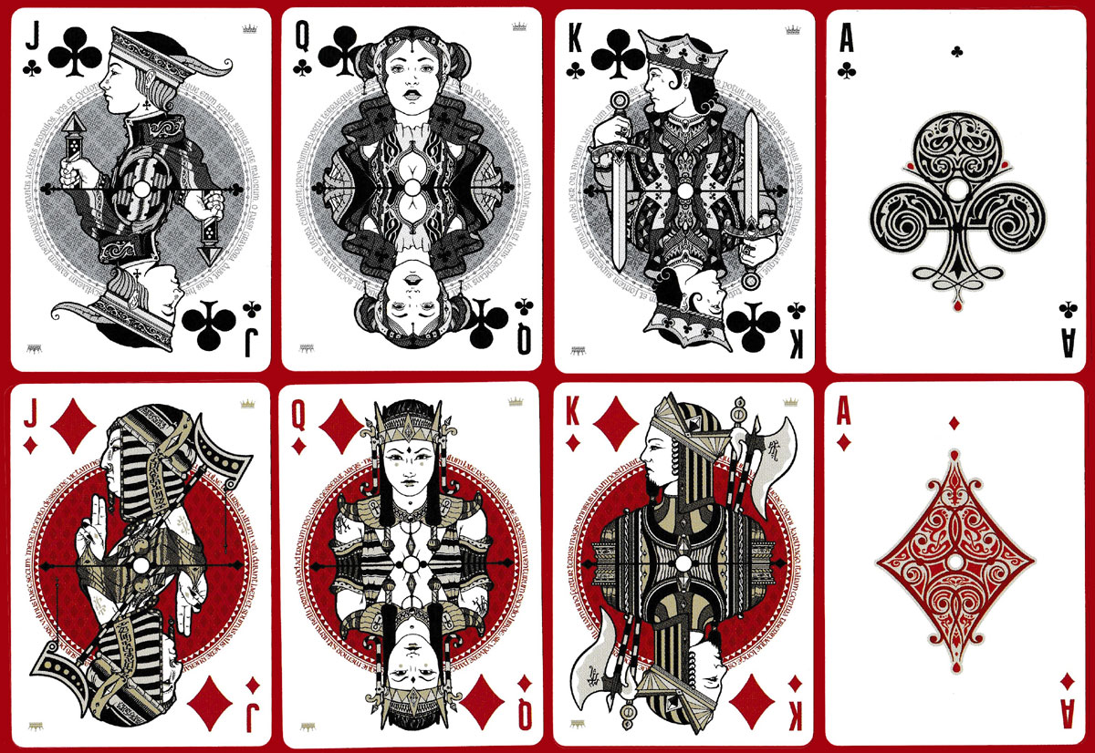 Bicycle No. 17 playing cards designed by Lorenzo Gaggiotti (Stockholm17), Sweden, 2015